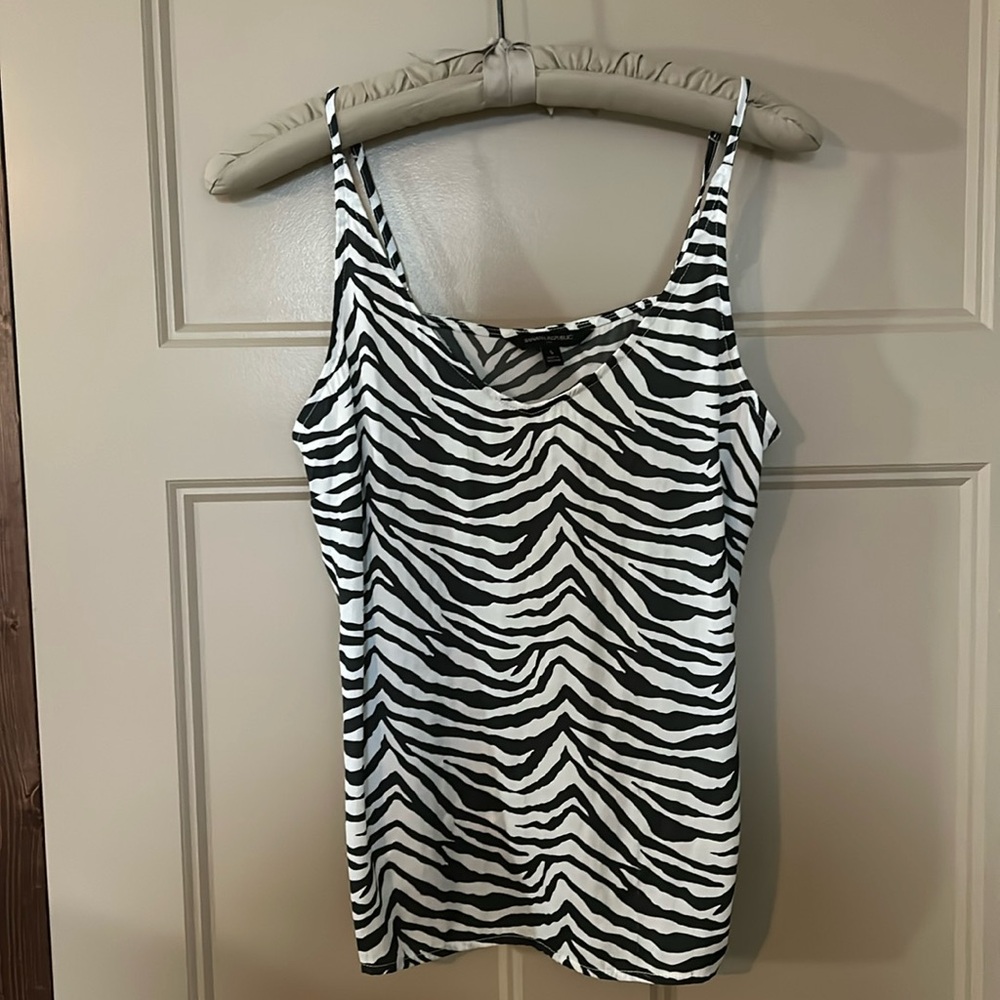Banana Republic zebra camisole 🦓